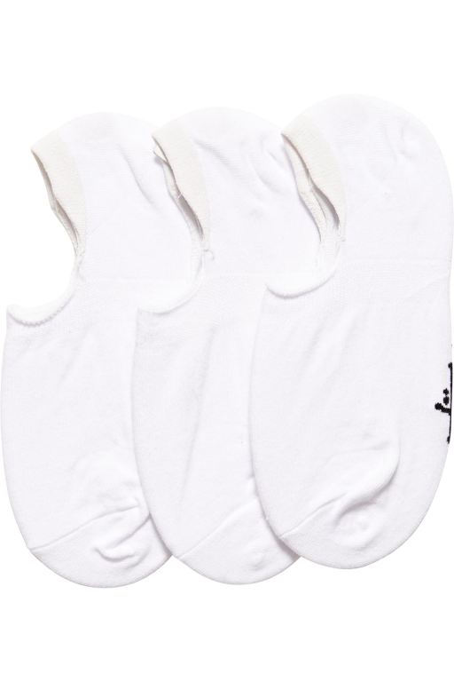 Stussy Mens Graffiti No-Show (3 Pack) Socks White - GICZK0295